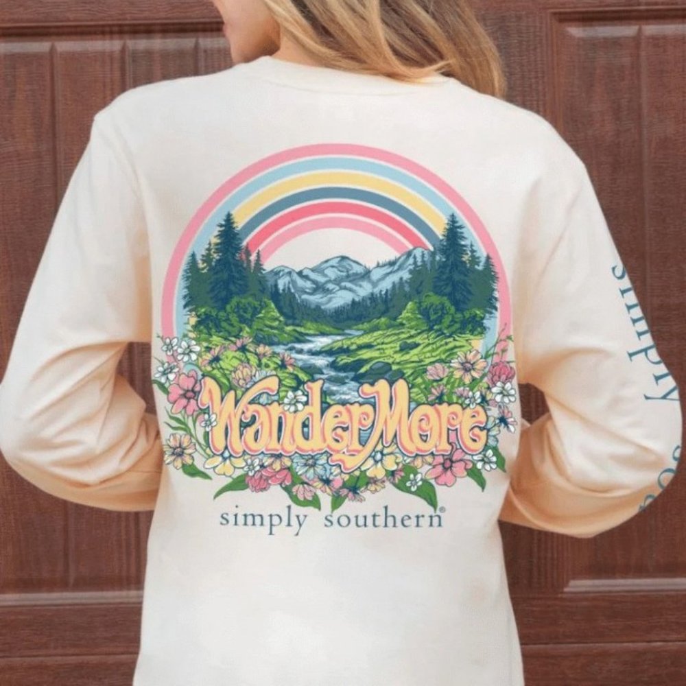 โWander Moreโ Simply Southern Shirt NWT